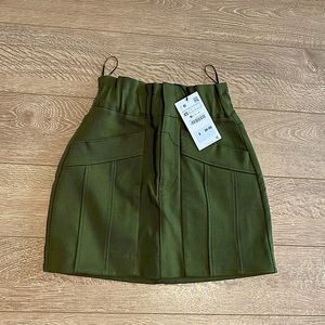 Green Mini Skirt